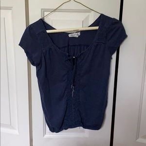 Navy blue top